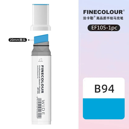 Finecolour 20mm Wide Markers Alcohol Line Sketching Art Markers Pen