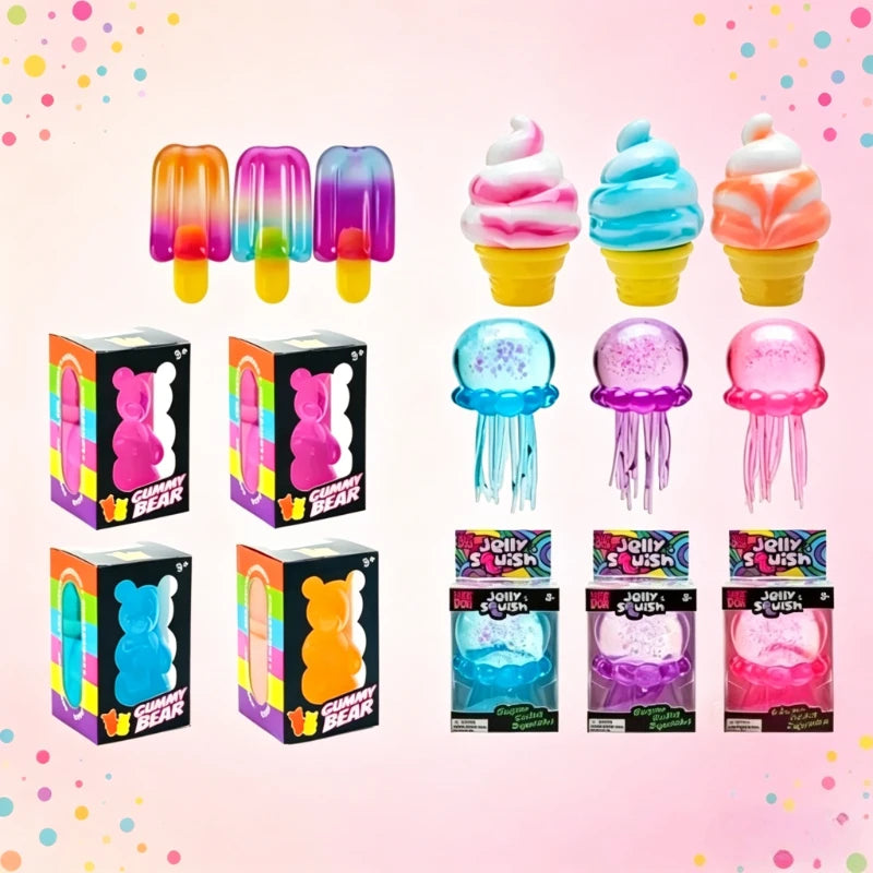 Schylling Needoh Nice Cube Sensory Squishy Stress Relief Fidget Toy