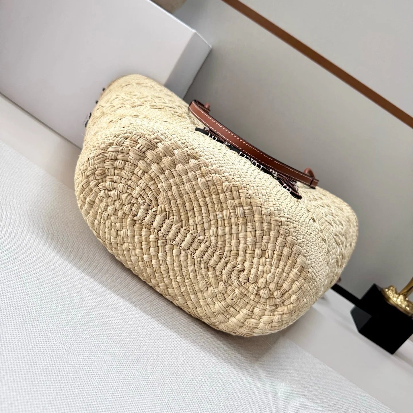 Handmade Raffia Straw Bohemian Woven Crochet Tote Shoulder Bag