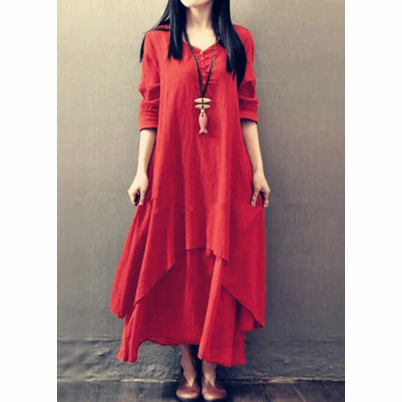 Loose Boho Long Maxi Dress