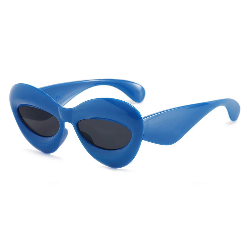 Unique Candy Color Sexy Lip Y2k Punk Hip Hop Sunglasses