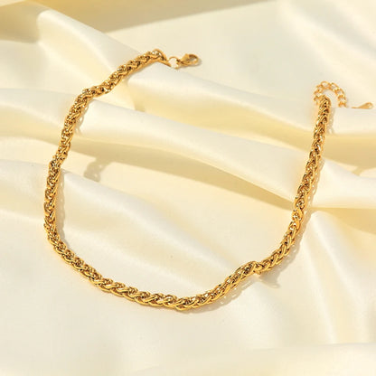 316L Stainless Steel Pearls Chain Necklace