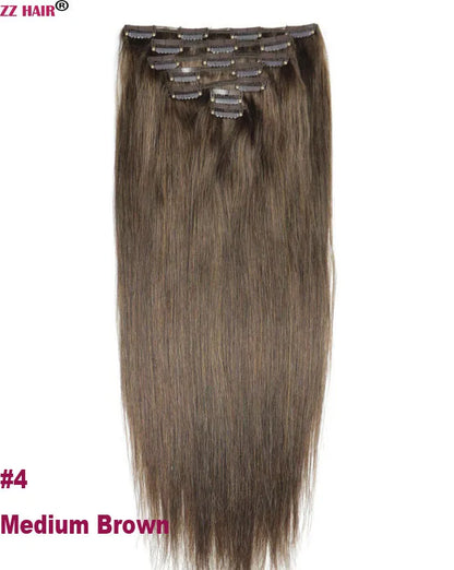100% Human Hair Straight Natural Wigs