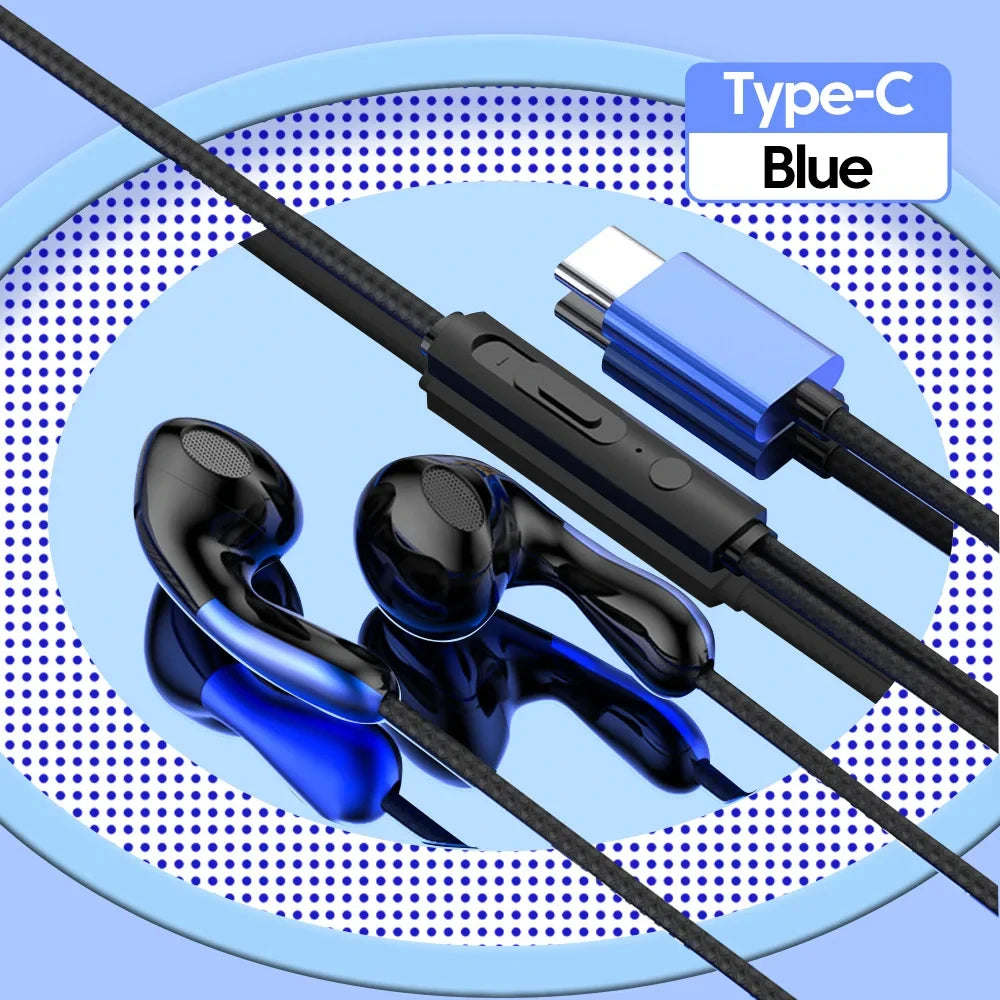 USB Type C Wired Earphone For Samsung Galaxy Headset