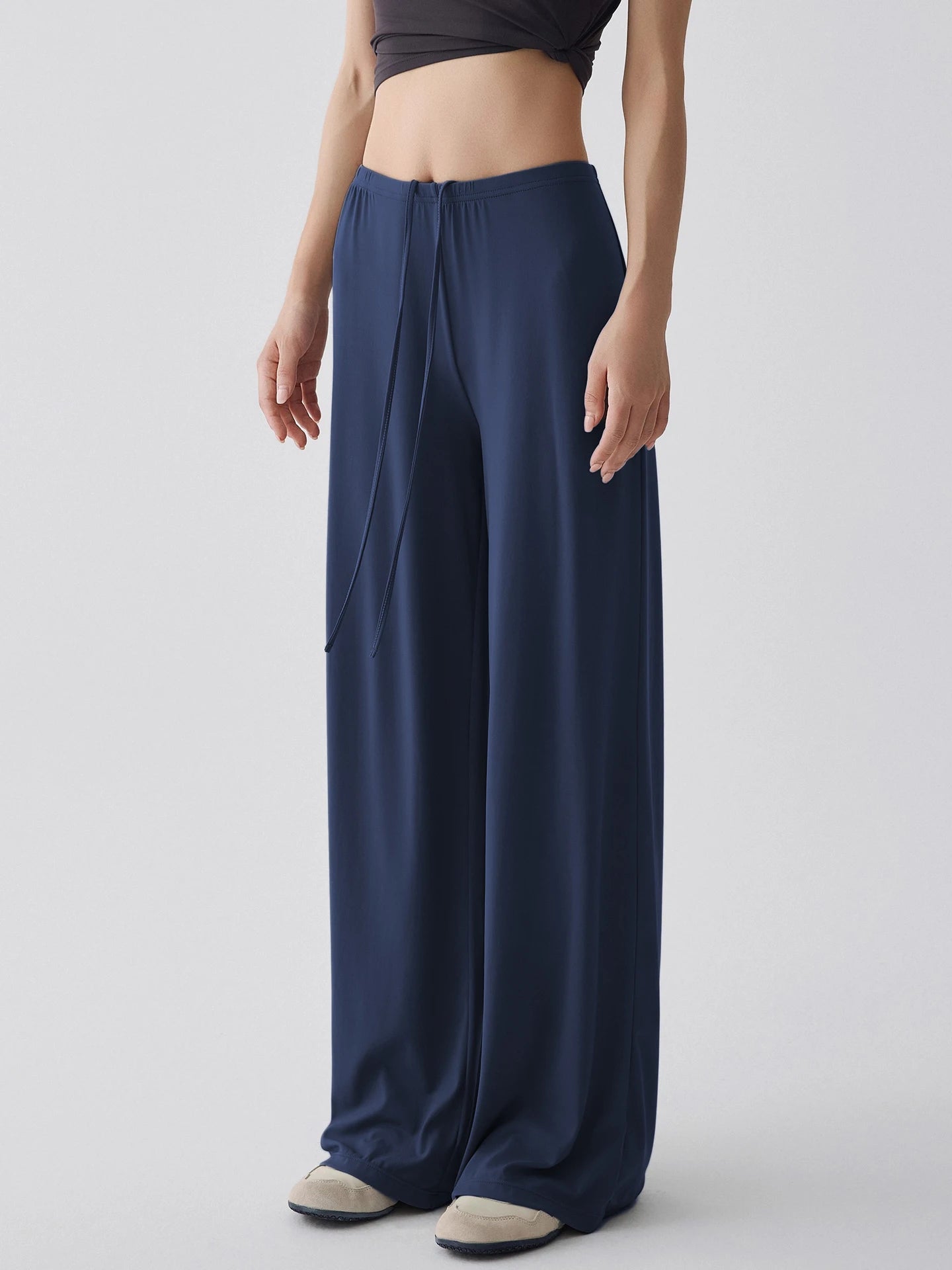 High Waist Wide-Leg Yoga Joggers
