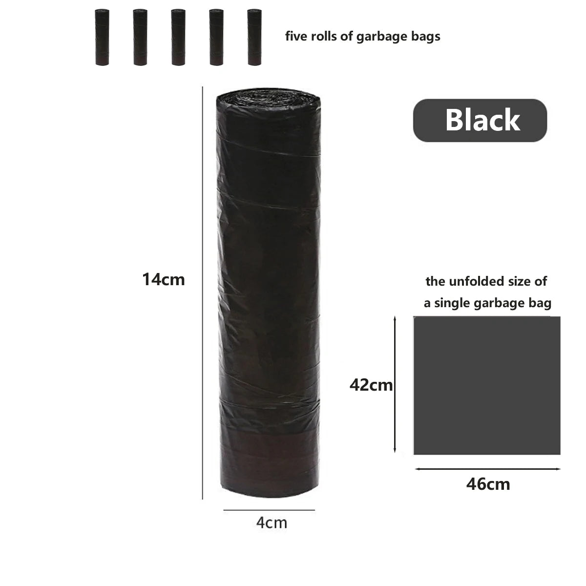 Large Capacity Bathroom Trash Can with Lid Odor