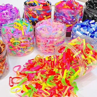 500PCS Upgraded Thickened Elastic Hair Bands