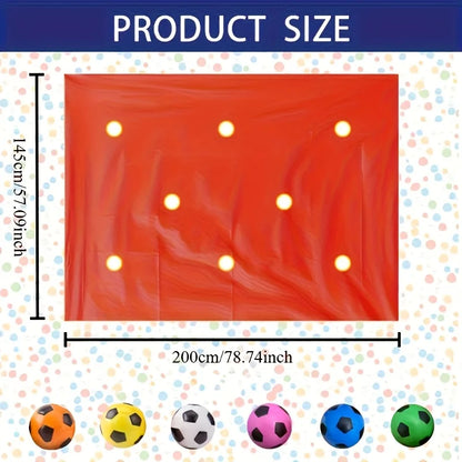 Team Building Cave Cloth Outdoor Game Set with 6 Random Color Balls