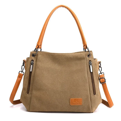 Luxury Shoulder Crossbody Canvas Messenger Bag