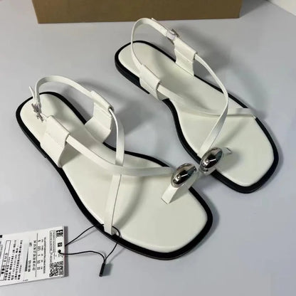Flat Clip Toe Leisure Sandals