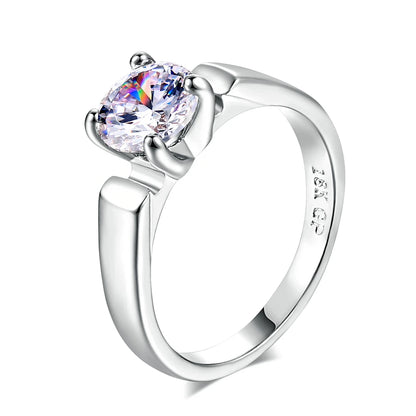 Double Fair 0.5 Carat Cubic Zircon Rose Gold Ring