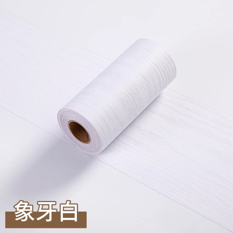 1 Roll Thickened Imitation Wood Grain Skirting