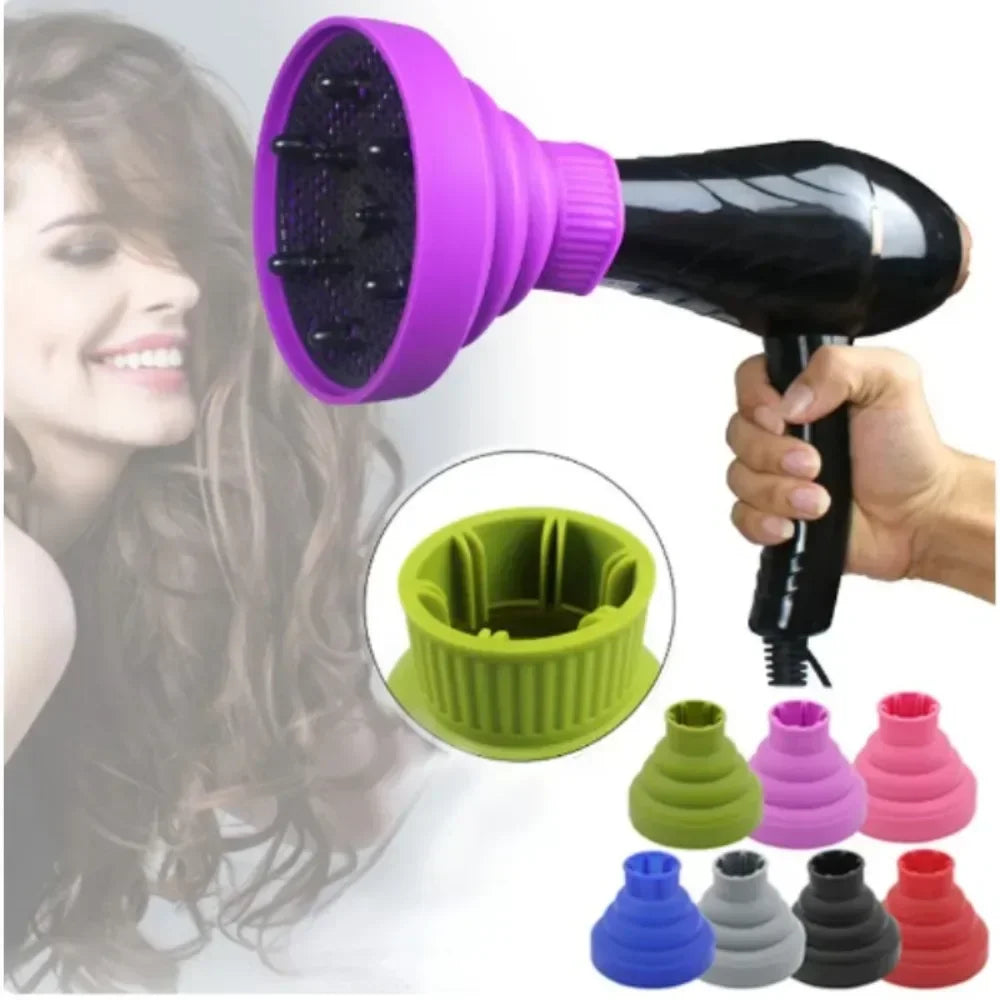 Silicone Hair Styling Tool Hair Curl Curly Drying Blower