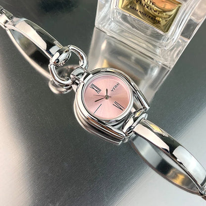 Retro Button Wristband Bracelet Quartz Watch Bracelet