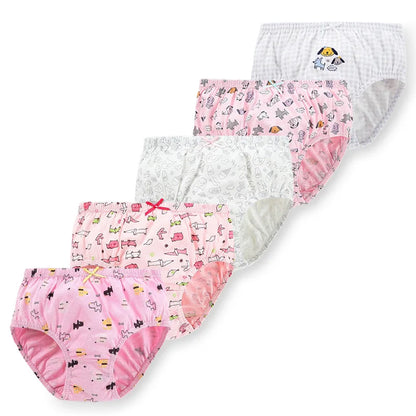 5/20 Pieces Girls Cotton Unicorn Cute Pets Cartoon Triangle Underwear