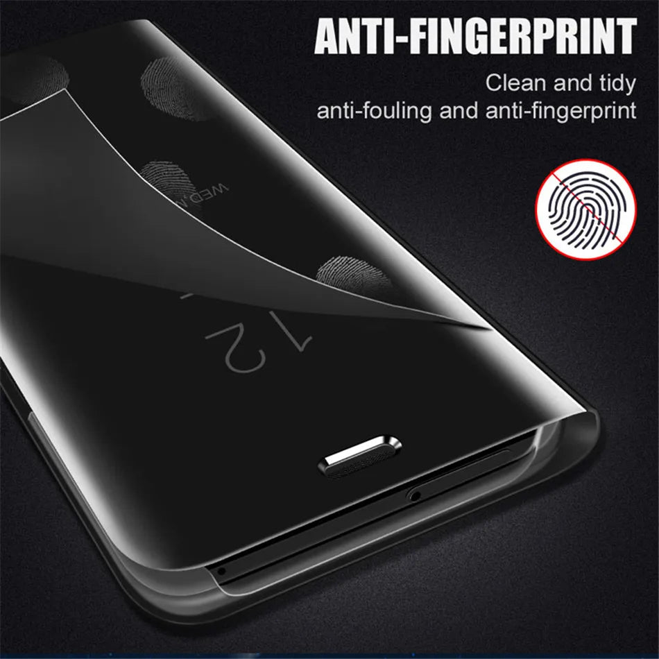 Smart Mirror Flip Case For Samsung Galaxy Cover