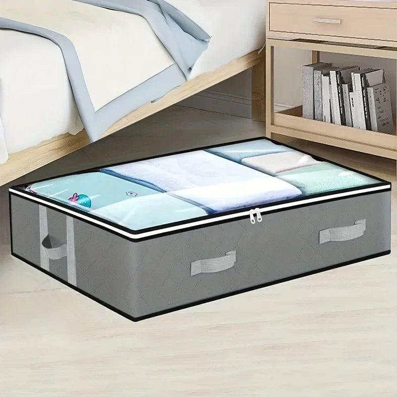 1pc/2pcs/3pcs Dustproof Under Bed Storage Box