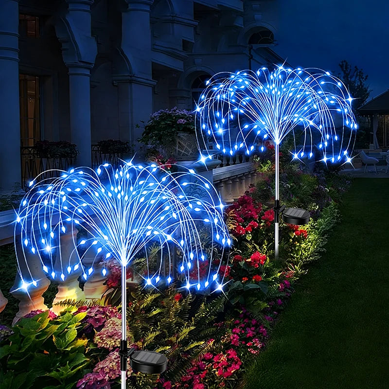 LED Garden Solar Lights Dandelion Outdoor Waterproof Courtyard Decor