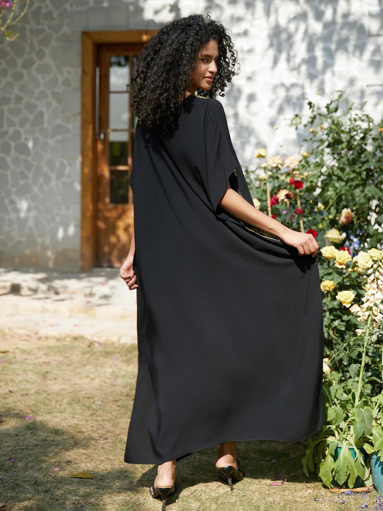 Swimsuit Cover Ups Short Sleeve Cover Up Kaftan Dresses