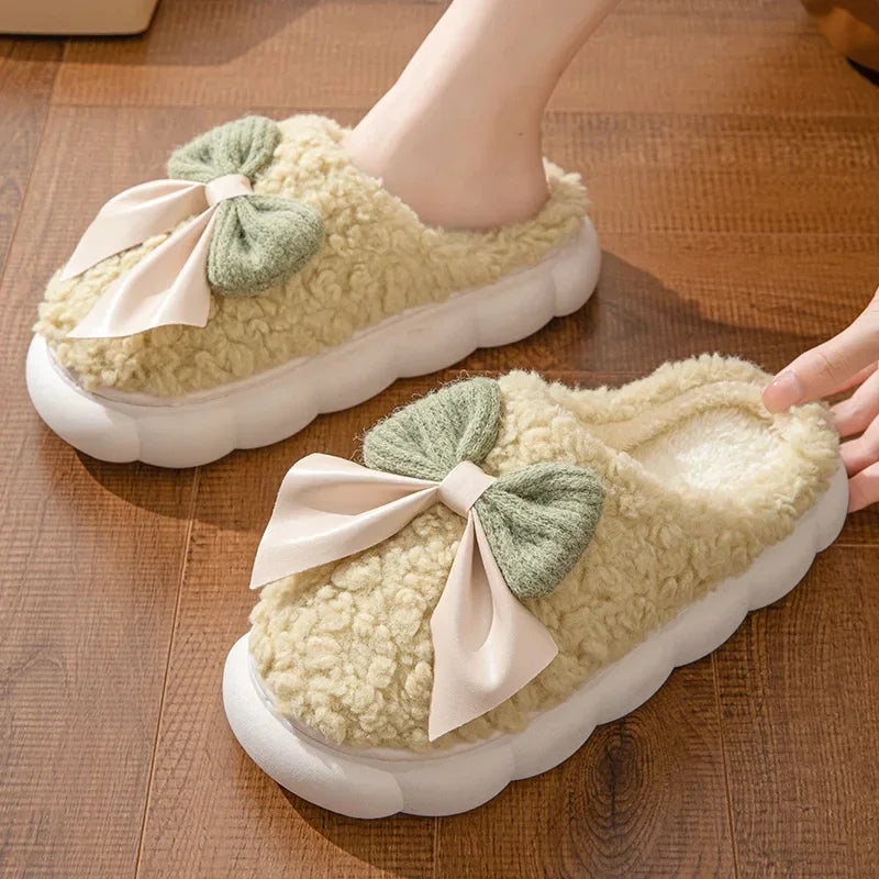 Winter Warm Fur Slip Soft Slippers