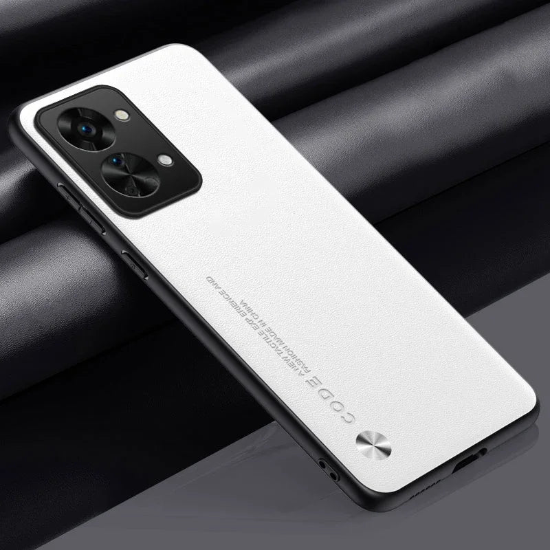 Matte Silicone Phone Case For OnePlus Nord 2T 5G Nord2T Luxury PU Leather Protection Case