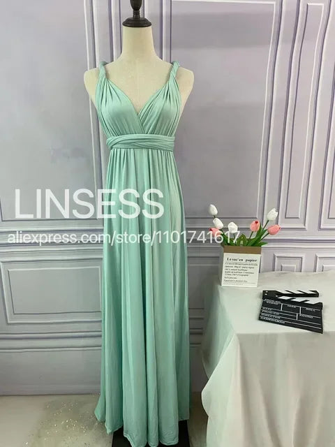 Rust Bridesmaid Dress Infinity Multiway Maxi Bridesmaid Dress