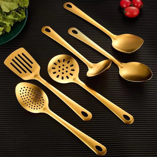 Stainless Steel Kitchen Cooking Spatula Set