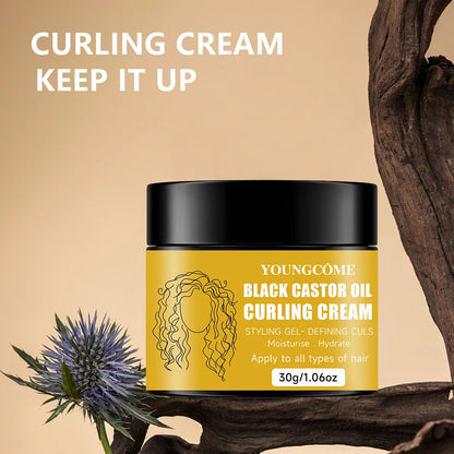 Black Castor Oil Hair Conditioner Ultra-Moisturizing & Curl-Defining Treatment