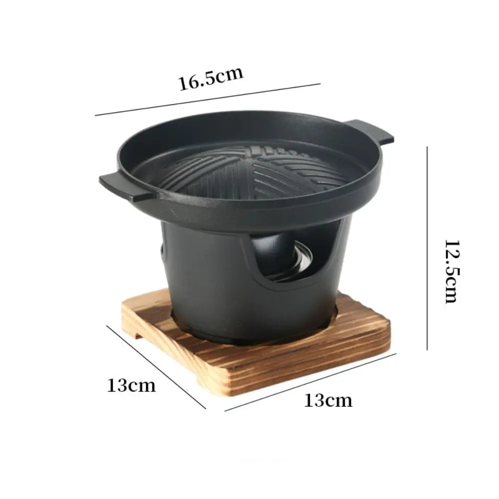 Detachable Japanese Alcohol Stove Korean Portable Non-stick Mini Barbecue Stove