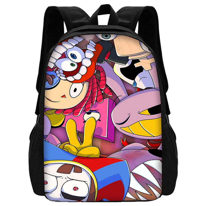 Cartoon A-AmazingS DigitalS Circus Child School Backpack Set