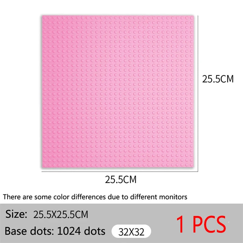 Baseplate 32x32 16X32 Dots Classic Brick Plate Building Blocks