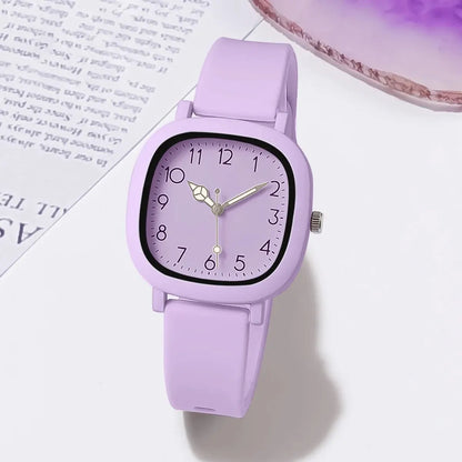 Quartz Simplicity Causal Silicone Strap Quartz Watch