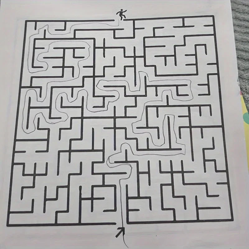 Maze Game Book Development Educational Early Learning