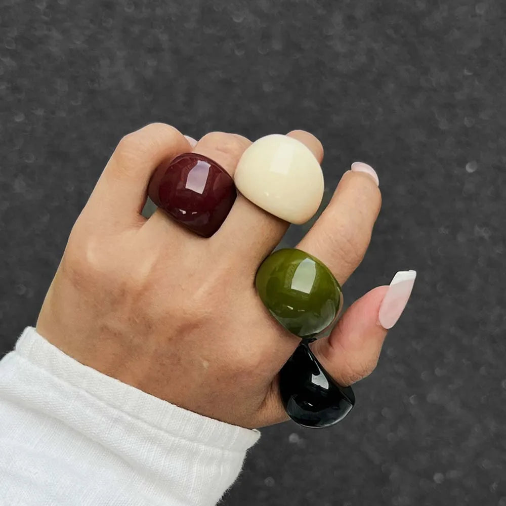 Trend Boho Geometric Rings