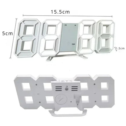 Digital Desktop Clock Wall mounted Decorative Electronic