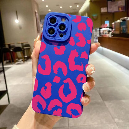 Leopard Design Camera Protective Phone Case iPhone Cover