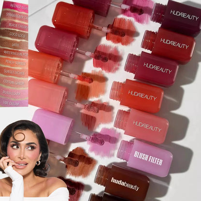 Soft Glow Liquid Blush Filter Long Lasting Waterproof Lip Gloss