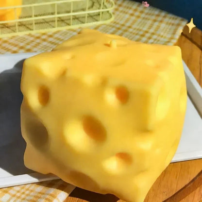 Squishy Square Cheese Squeeze Toys Slow Rebound Stress Relief