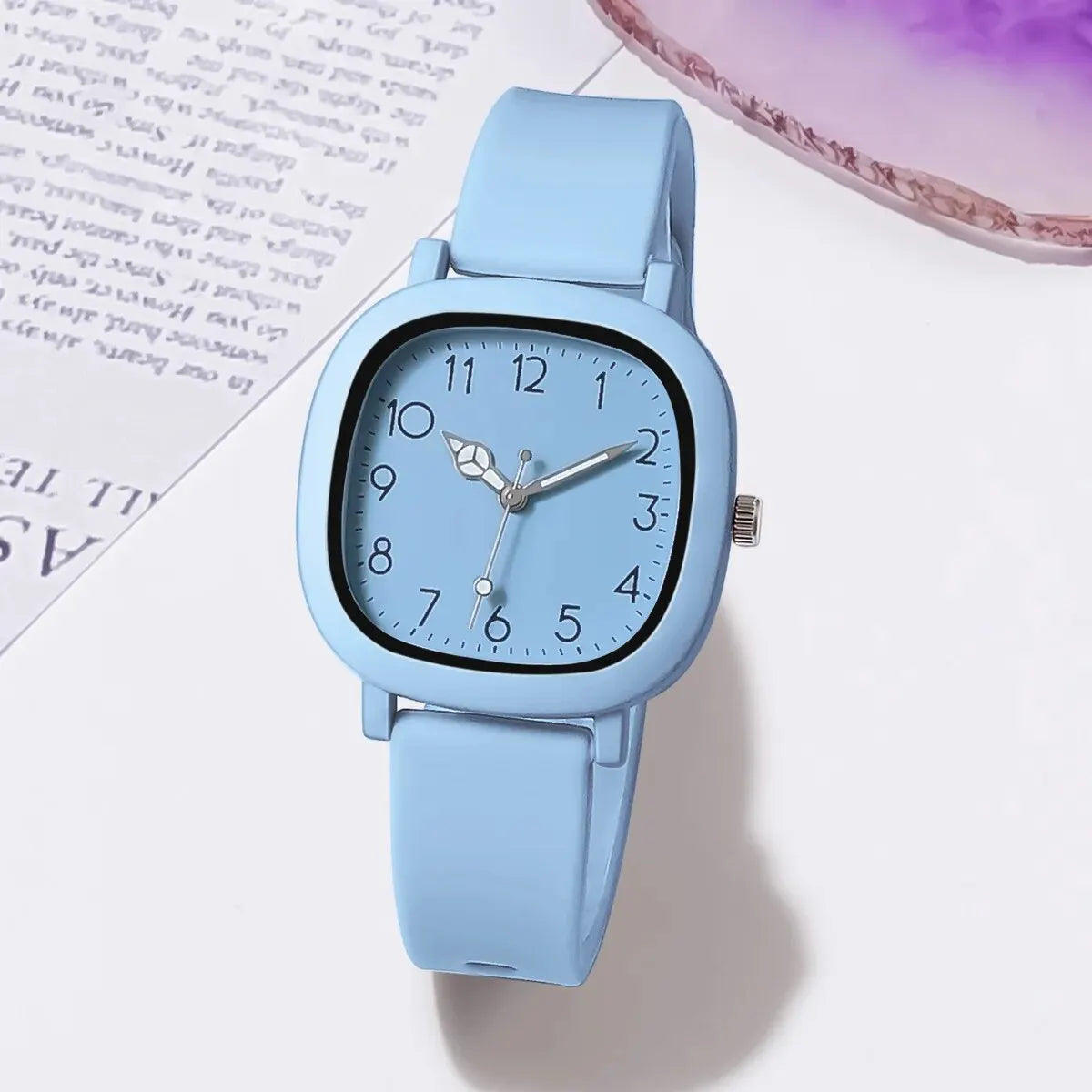 Quartz Simplicity Causal Silicone Strap Quartz Watch