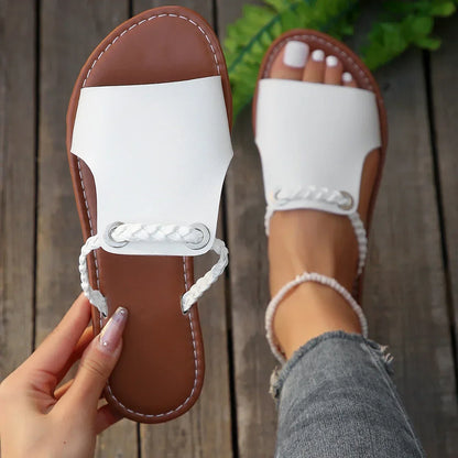 Flat Casual Bohemian Slides Slippers