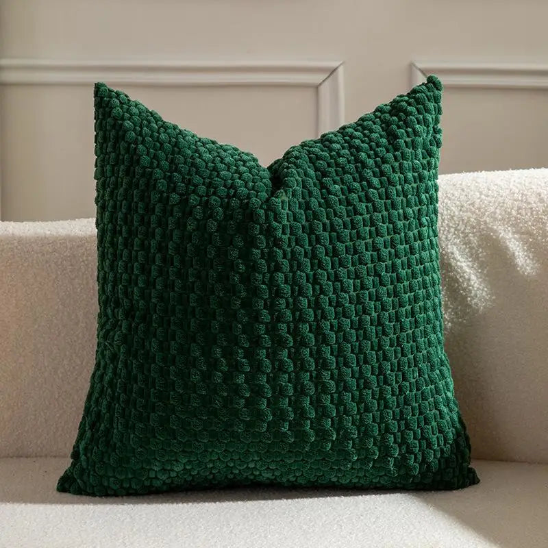 Soft velvet double-sided design sofa cushion cover