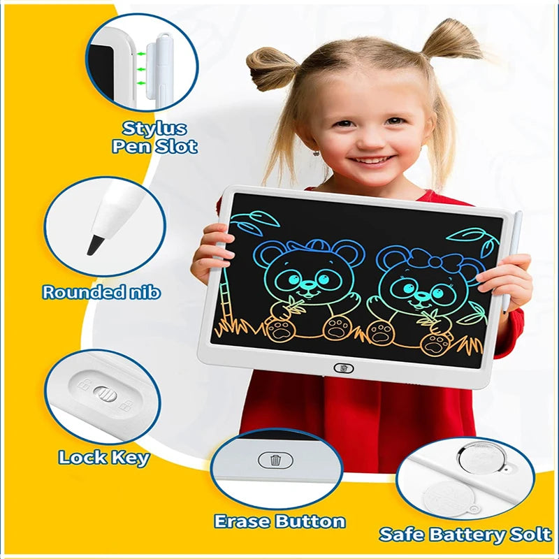 8/11/13/16 Inch LCD Drawing tablet Writing Board Kids