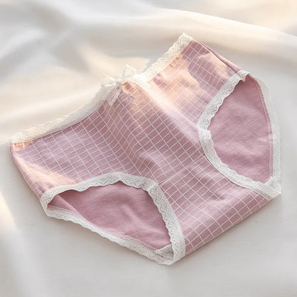 5Pcs/Lot Cute Love Cotton Sexy Lingerie