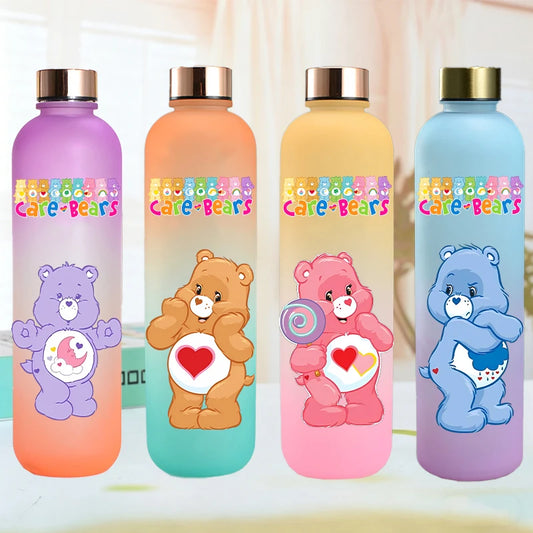 Cute Care Bears Water Bottle Outdoor Sports Kawaii Cup