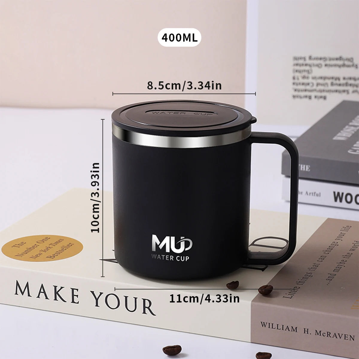 400ML Insulated Coffee Stainless Steel Coffee Cup Mug