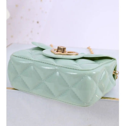 PU Mini Shoulder Bags Heart Coin Wallets Handbags