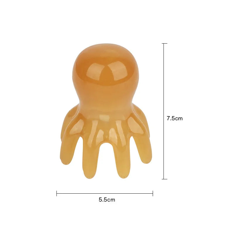 Octopus Head Massager Comb Head Meridian