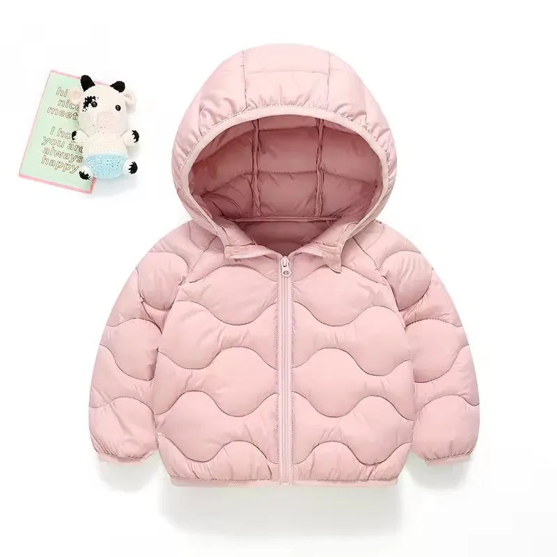 Lightweight Down Winter Warm Outerwear Hooded Long-Sleeved Cotton Jackets