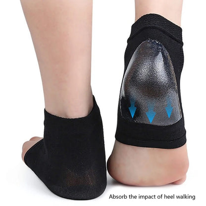 2PCS Gel Silicone Heel Protector Sleeve Heel Pads