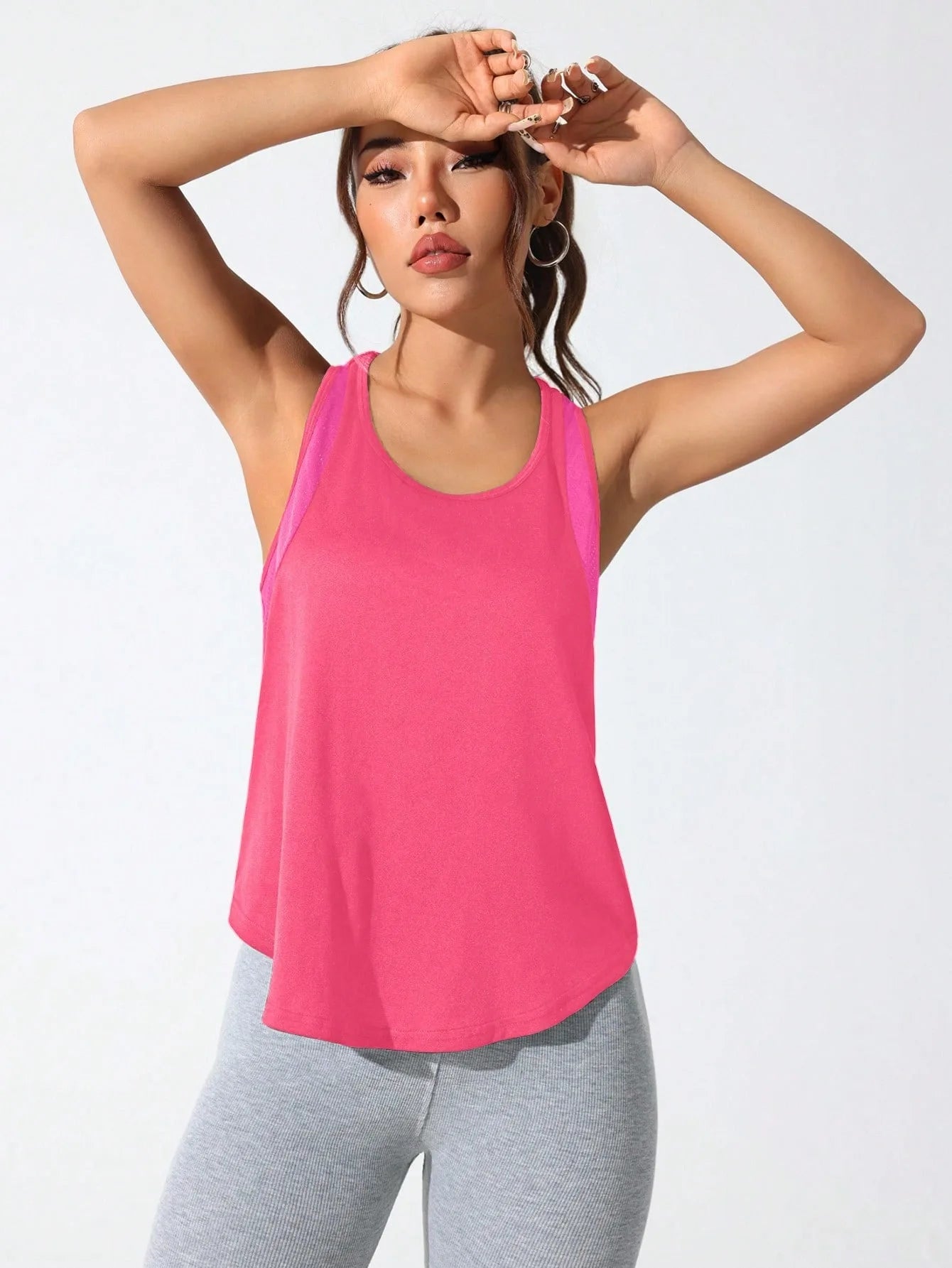 stitched letters quick-drying sports vest